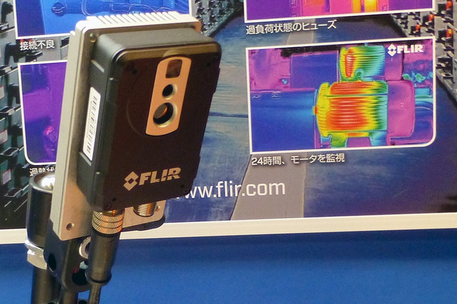 施設内の温度変化を可視化&検知……低価格を実現した小型サーモグラフィ 画像