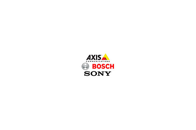 アクシス×ボッシュ×ソニー、防犯用ネットワークビデオ製品でIF規格標準化のために提携 画像