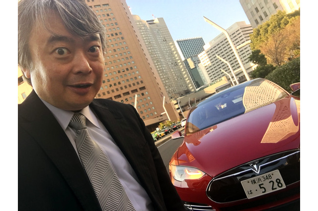 【木暮祐一のモバイルウォッチ】第91回 ついに“自動運転”が国内でも承認! テスラ・モデルS「P85D」を一般道で試乗 画像