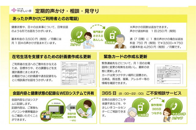 セコムと連携した高齢者の見守り&生活支援サービスが登場 画像