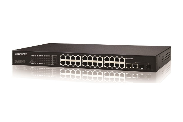 遠隔制御ができる静音ファンレスタイプのインテリジェントPoEスイッチが登場 画像