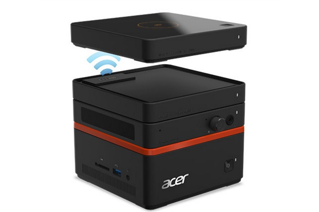 積み木のように機能を拡張できる小型デスクトップPC、日本エイサーが発売 画像
