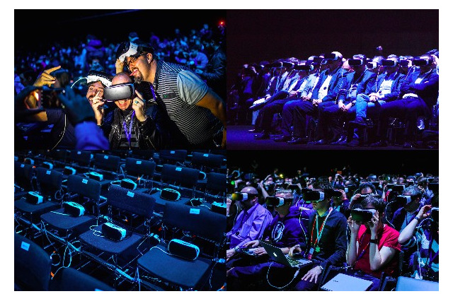 VRを1人1台!? サムスンが“近未来型”発表会【MWC 2016 Vol.13】 画像