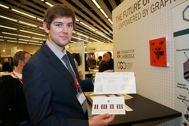 欧州研究機関が熱視線!“夢の素材・グラフェン”から生まれる新たなデバイス【MWC 2016 Vol.38】 画像
