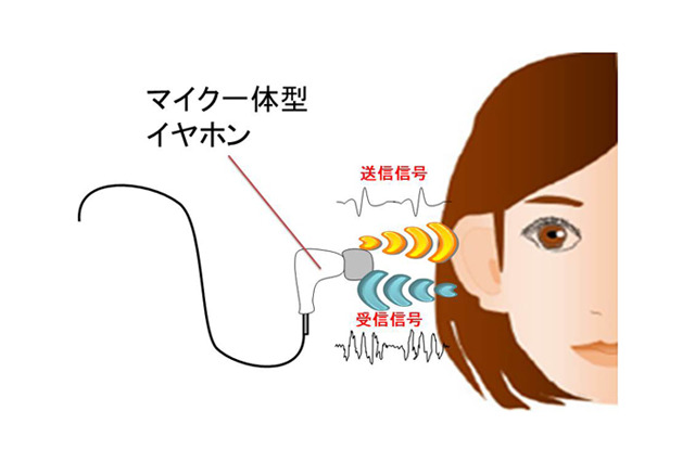 イヤホンで「耳認証」、NECの新技術 画像