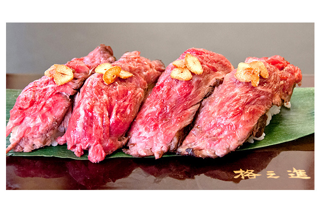 シャリにもこだわった!あの熟成肉の寿司が肉フェスに 画像