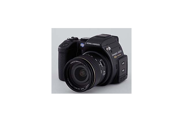 コニカミノルタ、光学7倍&手ブレ補正&回転液晶搭載の800万画素デジカメ「DiMAGE A200」 画像