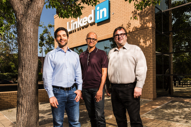 米Microsoft、約2.8兆円でビジネス特化型SNS「LinkedIn」を買収! 画像