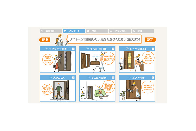 理想の玄関を具体化するLIXILのWebコンシェルジュサービス 画像
