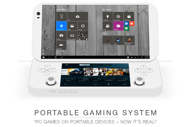 スマホ?ゲーム機? Windows 10&Android搭載でPS4のストリーミングもできる「PGS」 画像