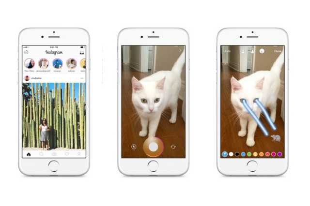 Instagram、新機能「Instagram Stories」を追加……より気軽に投稿ができるように 画像