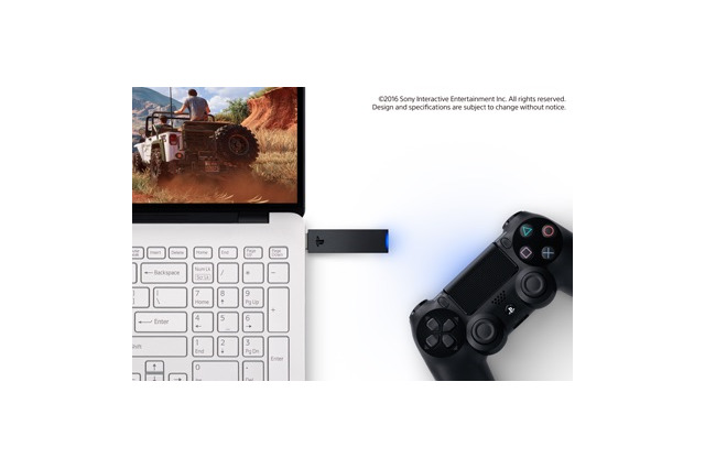 PlayStation 4のコントローラーがPCでも利用可能に！純正USBアダプタ登場 画像