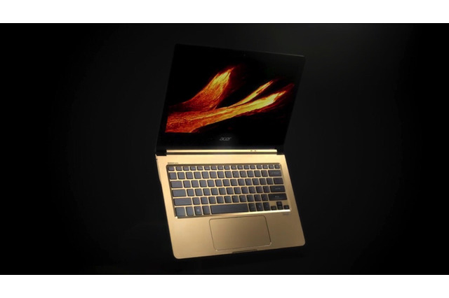 Acer、最新第7世代Core搭載の超薄型ノートPC発表!世界初の湾曲ディスプレイ搭載ノートPCも【IFA 2016】 画像