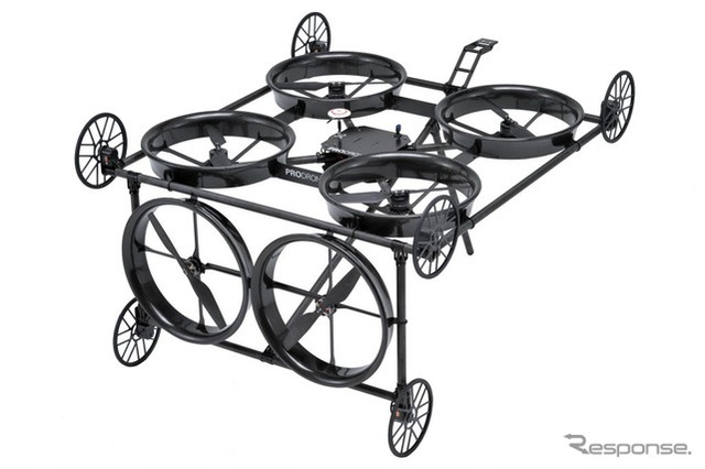 壁面に張り付いて自走するドローン！ プロドローンが開発 画像