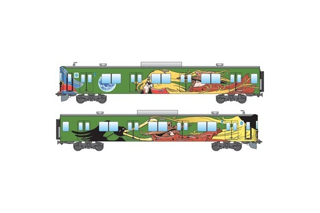 西武鉄道が「銀河鉄道999デザイン電車」！初日は松本零士が車内アナウンス？ 画像