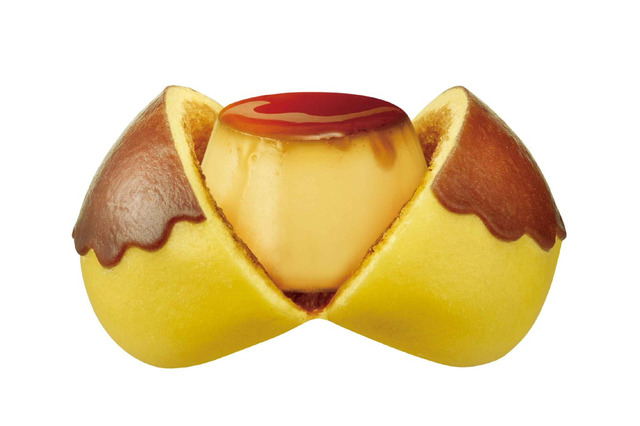 プリンがまるごと入った中華まん、ミニストップで発売に 画像