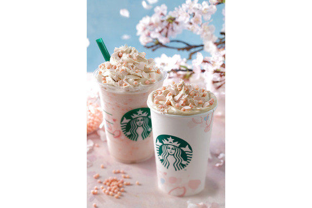 スタバでさくら商品が本日発売！ラテやフラペチーノ、特別アイテムがラインナップ 画像