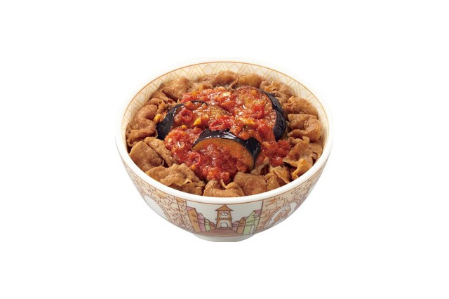 すき家から夏にぴったりの辛旨新商品「なすアラビアータ牛丼」が登場 画像
