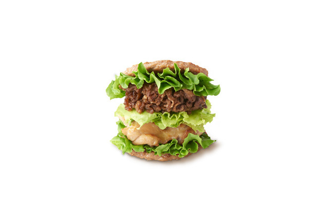 インパクト強すぎ!モスが「にくにくにくバーガー」を発売 画像