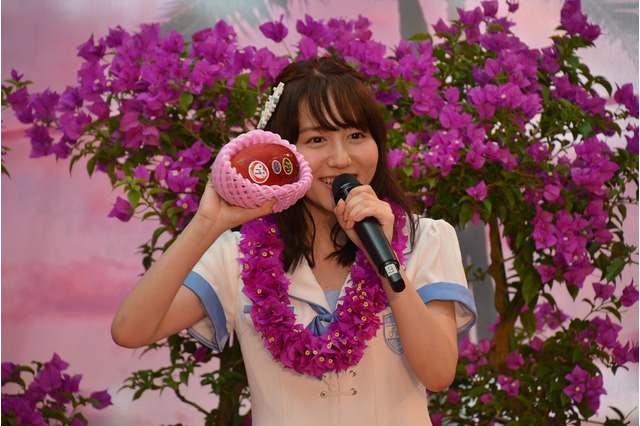 SKE48大場美奈、シングル「意外にマンゴー」のPRで宮崎へ!「初マンゴー最高でした!」 画像