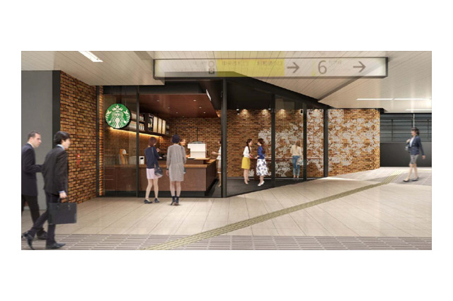 JR東日本駅改札内初のスタバがオープン 画像