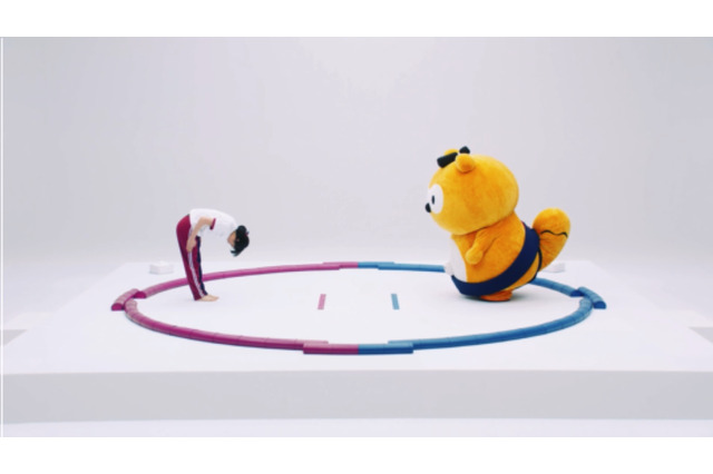 吉岡里帆が相撲に挑戦！「おりゃぁ！」と感情をむき出しに 画像