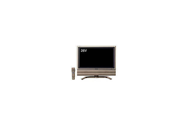 シャープ、地上・BS・110度CSデジタルチューナーを内蔵した薄さ9.9cmの26V型液晶TV 画像