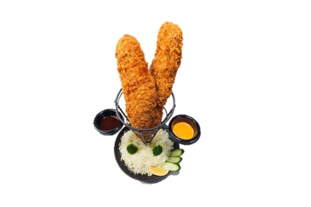 約30センチの特大ヒレカツがそそり立つ！すたみな太郎から「モンスターヒレカツV（ビクトリー）」 画像