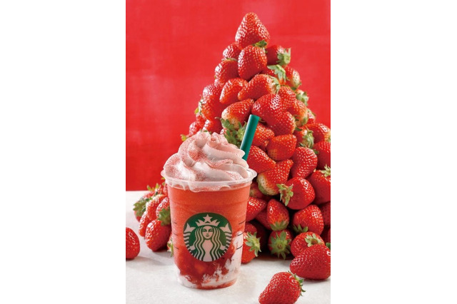 【本日から】スタバがイチゴ過ぎるフラペチーノ「#STRAWBERRYVERYMUCHFRAPPUCCINO」発売 画像