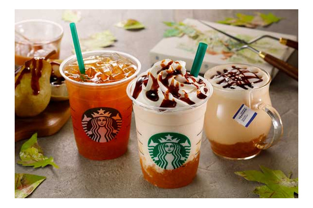 スタバで秋の味覚を先取り!洋梨フレーバーのフラペチーノが新登場 画像