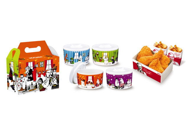 ケンタッキー、オリジナル「ふた付きムーミン小鉢」付きセット・パックを発売 画像