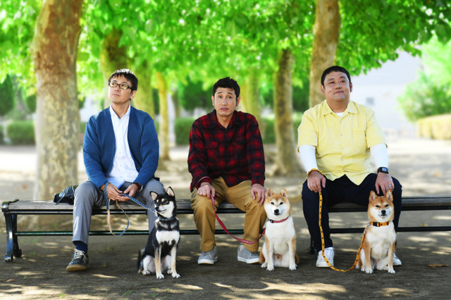 渋川清彦ら、おっさん3人が柴犬を連れて無駄話......連続ドラマ&映画「柴公園」の製作が決定 画像