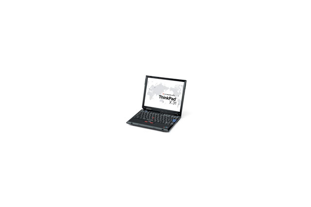 IBM、「ThinkPad X31」シリーズのCPUをPentium M 1.7GHzに強化　80GバイトHDDモデルも 画像