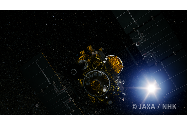 NHK、「はやぶさ2」着陸の模様をリアルタイムで再現映像化 画像