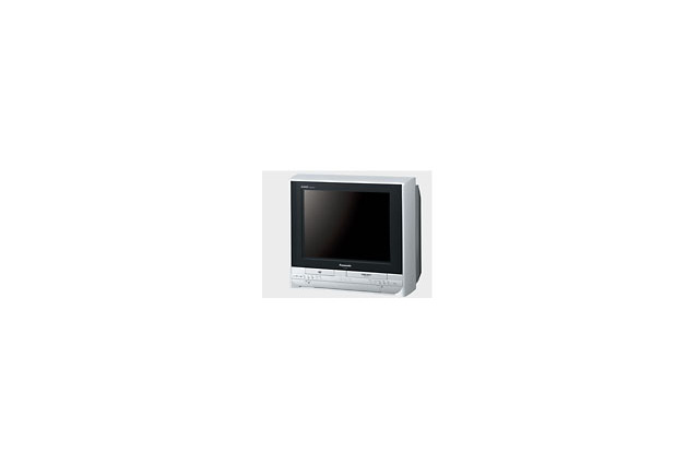 松下、DVDプレーヤーとVHSビデオ内蔵した21型テレビ 画像