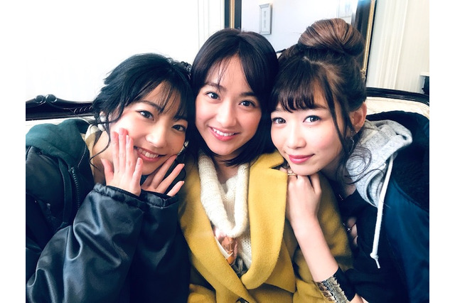 平祐奈＆武田玲奈＆岡本夏美の3ショットにファン悶絶！「三大美女っ！」「顔面偏差値高すぎ」 画像