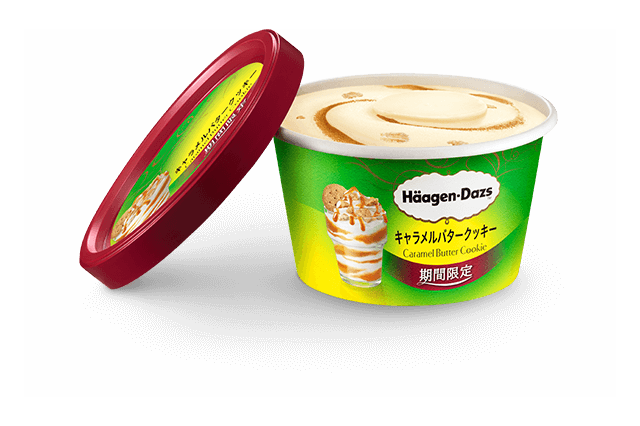 ハーゲンダッツ、濃厚な味わいとクッキーの食感が魅力のミニカップ「キャラメルバタークッキー」発売 画像