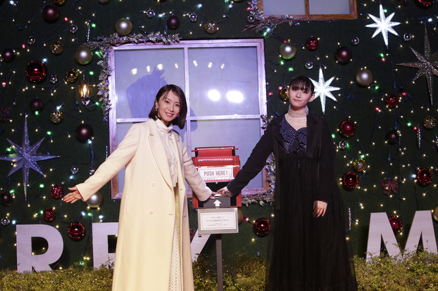 鈴木亜美＆浅川梨奈が「aoyama christmas circus」点灯式に登場！ 画像