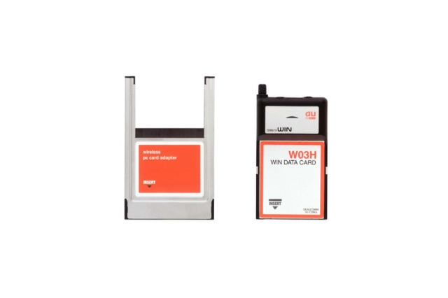 au、コンパクトフラッシュ型1X WINデータ通信カードW03Hを2月下旬に発売 画像