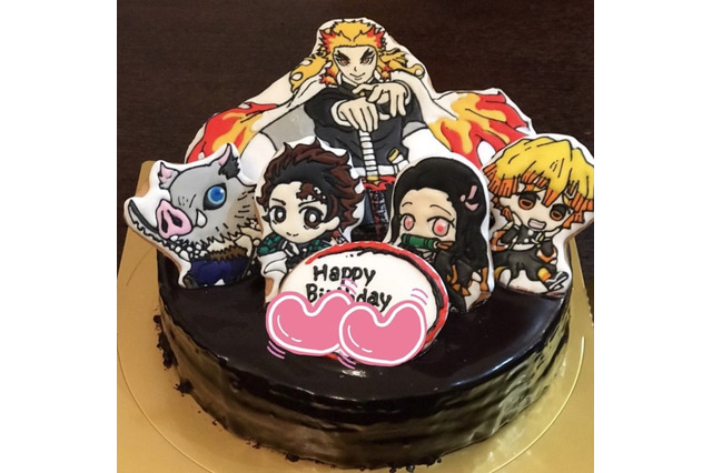 小倉優子、鬼滅の誕生日ケーキ披露!子どもたち大興奮 画像