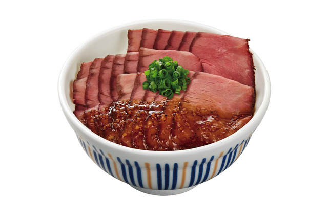 なか卯、「ローストビーフ丼」発売！肉2倍の“豪快盛”も新登場 画像