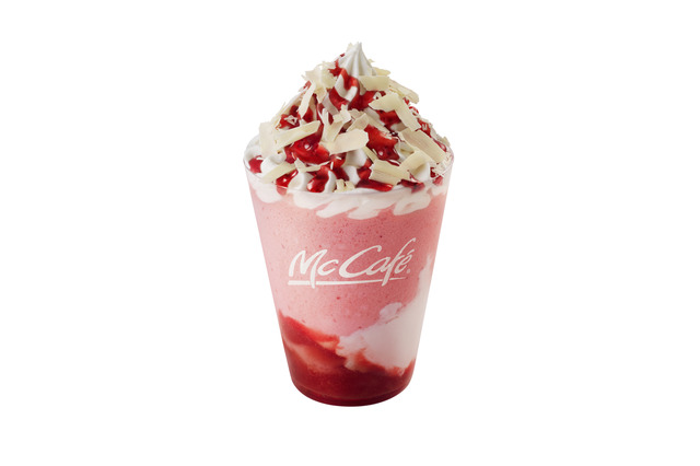 マクドナルド、「ホワイトチョコストロベリー」シリーズ3種を復活販売 画像