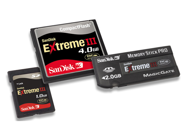 サンディスク、プロカメラマン向け高速メモリカード「Extreme III」シリーズの国内販売開始 画像
