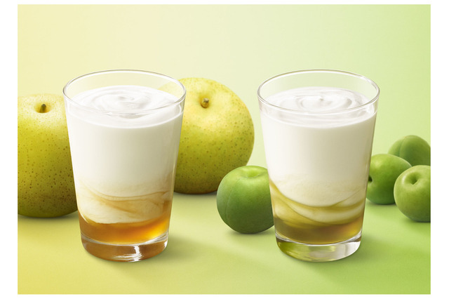 モスバーガー、地域食材使用した「まぜるシェイク」発売！第一弾は紀州南高梅＆二十世紀梨 画像