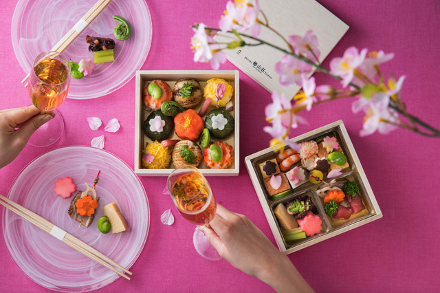 桜の生花で“おうち花見”も!ホテル椿山荘東京から「お花見弁当」など 画像
