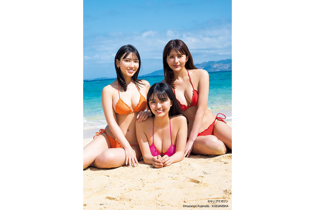 『ウルトラマントリガー』ヒロイン抜擢の豊田ルナ、沢口愛華&新井遥とグラビア初共演! 画像