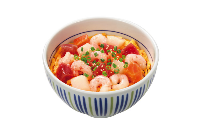 なか卯、「たっぷり甘えび海鮮丼」新発売 画像