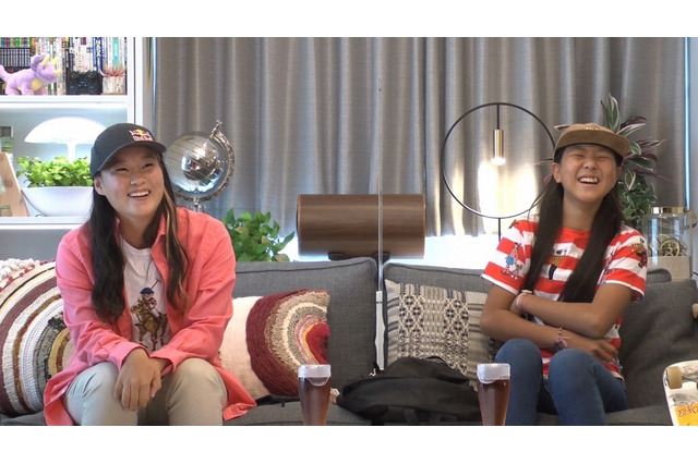 スケボー金・四十住さくら選手、銀・開心那選手が櫻井有吉へスケボー伝授 画像