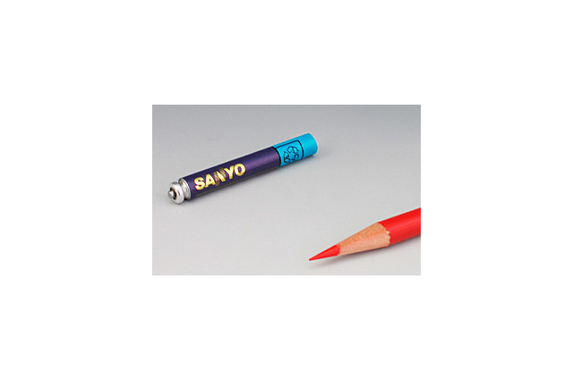 三洋、ピン形リチウムイオン電池の量産化へ 画像