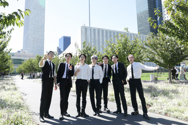 BTS、話題の国連総会パフォーマンスを公式チャンネルで公開!シーン追加の特別バージョン 画像